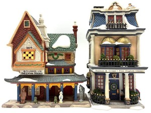 Decorative Architectural Building Collection - China Trader & English China Shop (2pc)