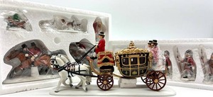 Department 56 Heritage Village Coach & Figure Sets Mixed Lot - 3 Sets