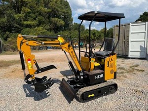 2026 New CFG H13R Mini Excavator - Yellow - Open CabROPS