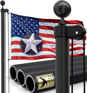$280 30FT Heavy Duty Flag Pole for Outside House, Real 10 Gauge Aluminum