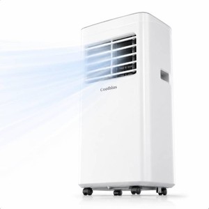 $264 Coolblus Portable Air Conditioners, 8500 BTU Portable AC Cool Up to 360 Sq.Ft, 3 IN 1 with Remote Control, Sleep Mode, Window Kit, No Wall or Window Installation Needed, White-8500BTU