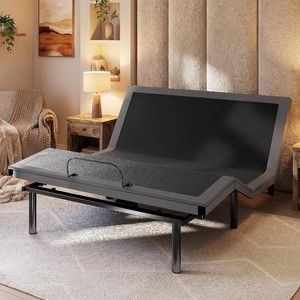 $320 DUMOS Queen Size Adjustable Bed Frame, Electric Base, Head & Foot Incline