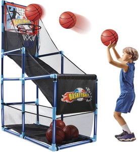OCHIDO Arcade Basketball Game Set with 4 Ball,for Kids 3 4 5 6 7 8 9 10 +Years Old Boys,Kids Indoor/Outdoor Sport Play,Ideal Gift Age 3-5,6-8,8-10