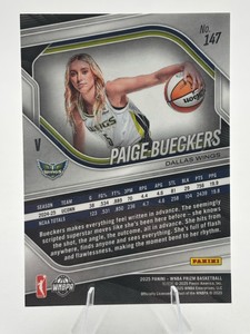 2025 Panini Prizm WNBA Paige Bueckers Rookie Basketball Card #147