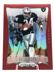 2024 Panini Prizm Deca Bo Jackson Red Parallel #172 Numbered 182199