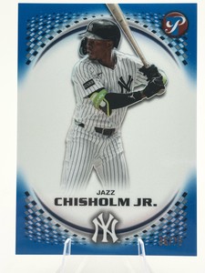 2026 Topps Pristine Blue Jazz Chisholm Parallel #67 Numbered 3675 Baseball Card New York Yankees