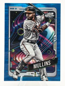 2024 Topps Chrome Cosmic Cedric Mullins Aqua Equinox Refractor #119 Numbered 8099