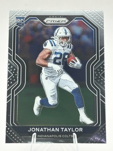 2020 Panini Prizm Jonathan Taylor RC Rookie Card #332 Indianapolis Colts