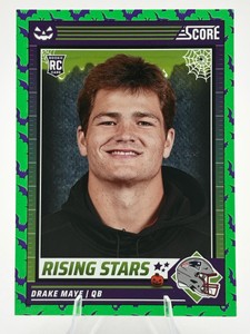2024 Panini Score-A-Treat Rising Stars Drake Maye #17 Football Card New England Patriots
