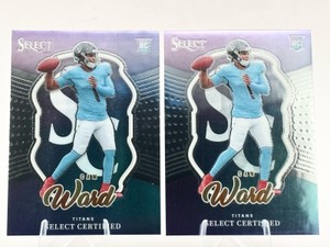 Lot of 2 Panini Select Certified Rookies Cam Ward RC #2 Football Cards