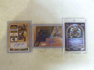 3 NFL Seattle Seahawks Trading Cards