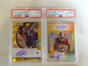 2 NFL Graded Trading Cards