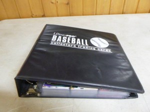 3-Ring Binder Full of NFL Trading Cards