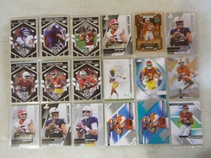 36 NFL and College Football Trading Cards