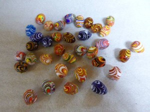 35 Colorful Glass Blown Eggs
