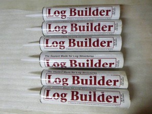 6 Tubes of Log Builder Sealant for Log Structures