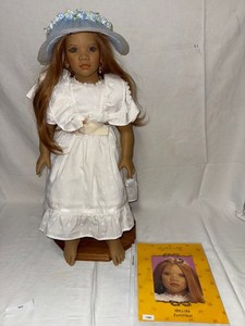 Annette Himstedt Tara Doll w Hat Dress Certificate & Original Box