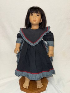 Annette Himstedt Shireem Doll Black Gray Dress Approx 26in