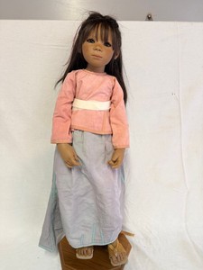 Annette Himstedt Kida Vinyl Artist Doll Original Outfit 32 Inch and COA