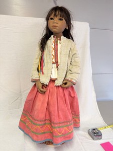 Annette Himstedt Ika Vinyl Artist Doll Paderborn Germany 32in