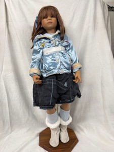 Annette Himstedt Ronja Vinyl Artist Doll w Box, COA, 34in