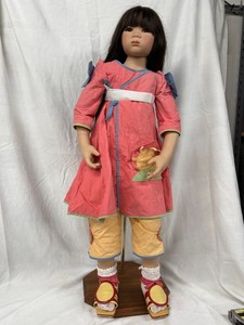 Annette Himstedt Shilin Sommer Kinder 2007 Doll w COA Stand Boxes