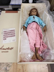 Himstedt Kinder Maniloa 2005 Limited Edition Vinyl Doll w Box COA