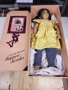 Annette Himstedt Michiko World Child Doll 1195 w Box & Booklet