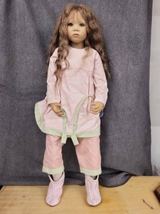 Annette Himstedt Kinder Milli Doll 32in w Original Box Outfit