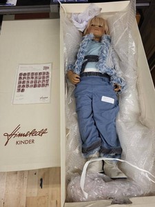 Anette Himstedt Kinder Birka 32in Limited Edition Doll w Box COA