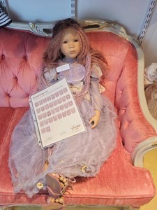Himstedt Kinder Tulani Limited Edition Vinyl Doll 12377 w COA Box
