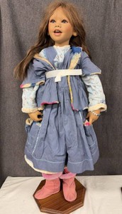 Attributed Annette Himstedt Linn Large Vinyl Artist Doll w Box