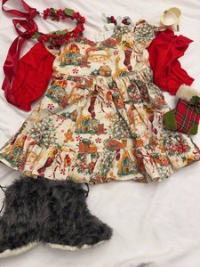 Custom Christmas Doll Outfit Set for Annette Himstedt w Accessories