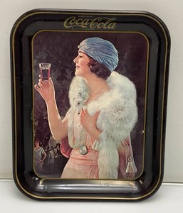 1973 Coca Cola Metal Regtangular Serving Tray 10 34 x 13 14