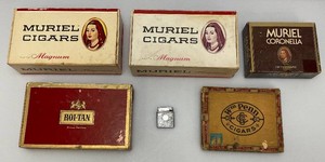 Misc. Collectible Cigar Boxes With Lighter