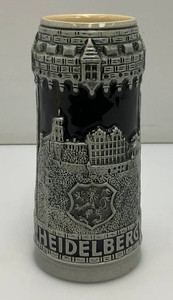 Gerzit Heidelberg Souvenir Beer Stein Mug Original Gerzit German Germany 8