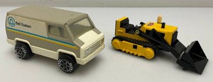 Vintage Miniature TONKA Vehicles Including Bell System 5 And Dozer 5