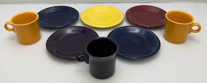 Misc. Collectible Fiestaware Cups And Saucers