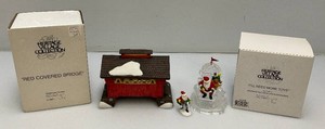 Collectible Department 56 The Heritage Village Collection Ill Need More Toys & Red Covered Bridge In Original Boxes
