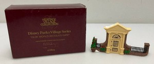 Collectible Department 56 The Heritage Village Collection Disney Parks Village Series Olde World Antiques Gate In Original Boxes