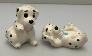RARE Vintage Collectible Dalmation Salt & Pepper Shaker Set