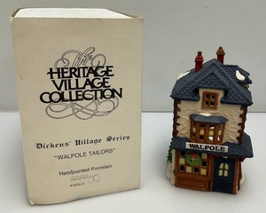 Collectible Department 56 The Heritage Village Collection Dickins Village Collection Walpole Tailors In Original Box