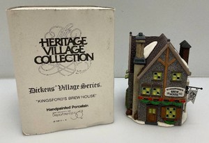Collectible Department 56 The Heritage Village Collection Dickins Village Collection Kingsfords Brewhouse In Original Box