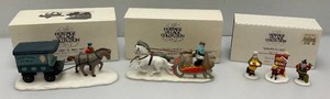 Collectible Department 56 The Heritage Village Collection Accessories In Original Boxes