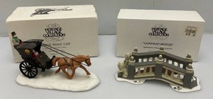 Collectible Department 56 The Heritage Village Collection Accessories In Original Boxes