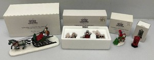 Collectible Department 56 The Heritage Village Collection Accessories In Original Boxes