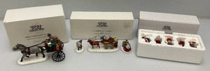 Collectible Department 56 The Heritage Village Collection Accessories In Original Boxes