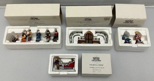 Collectible Department 56 The Heritage Village Collection Accessories In Original Boxes
