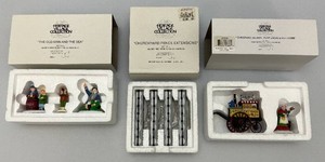Collectible Department 56 The Heritage Village Collection Accessories In Original Boxes