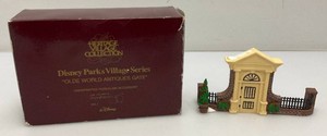 Collectible Department 56 The Heritage Village Collection Disney Parks Village Series Olde World Antiques Gate In Original Boxes